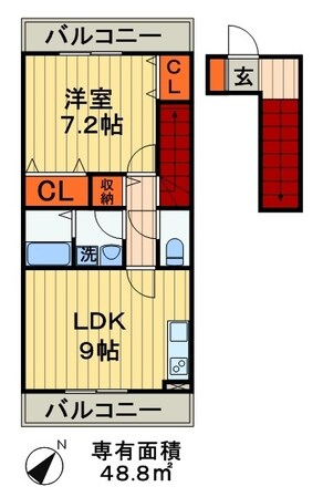 アネックス３の物件間取画像